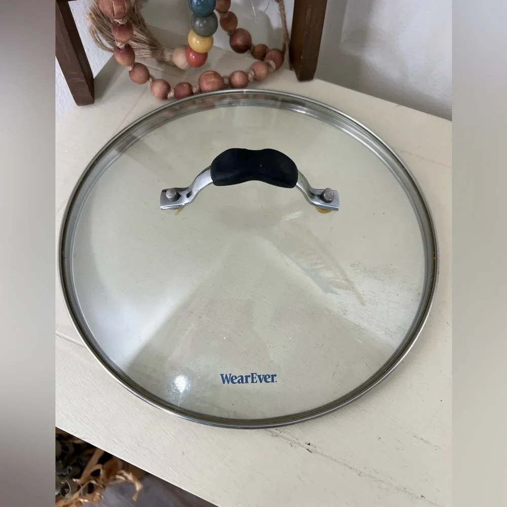 WEAR EVER Glass Lid with Rubber Handle